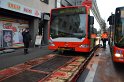 Stadtbus fing Feuer Koeln Muelheim Frankfurterstr Wiener Platz P223